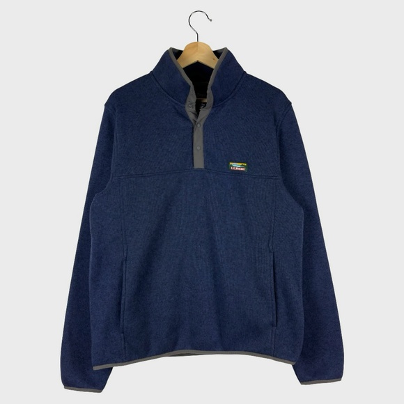 L.L. Bean Other - L.L.Bean Navy Blue Pullover Sweater Fleece